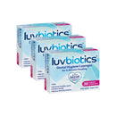 Luv Biotics Oral Probiotic Cherry Lozenges - Xylitol & Aloe Vera for Dry Mouth, Bad Breath, Halitosis, Gum Health, Sugar Free Mouth Lozenges for Freshening Breath & Oral Care-3packs of 30's