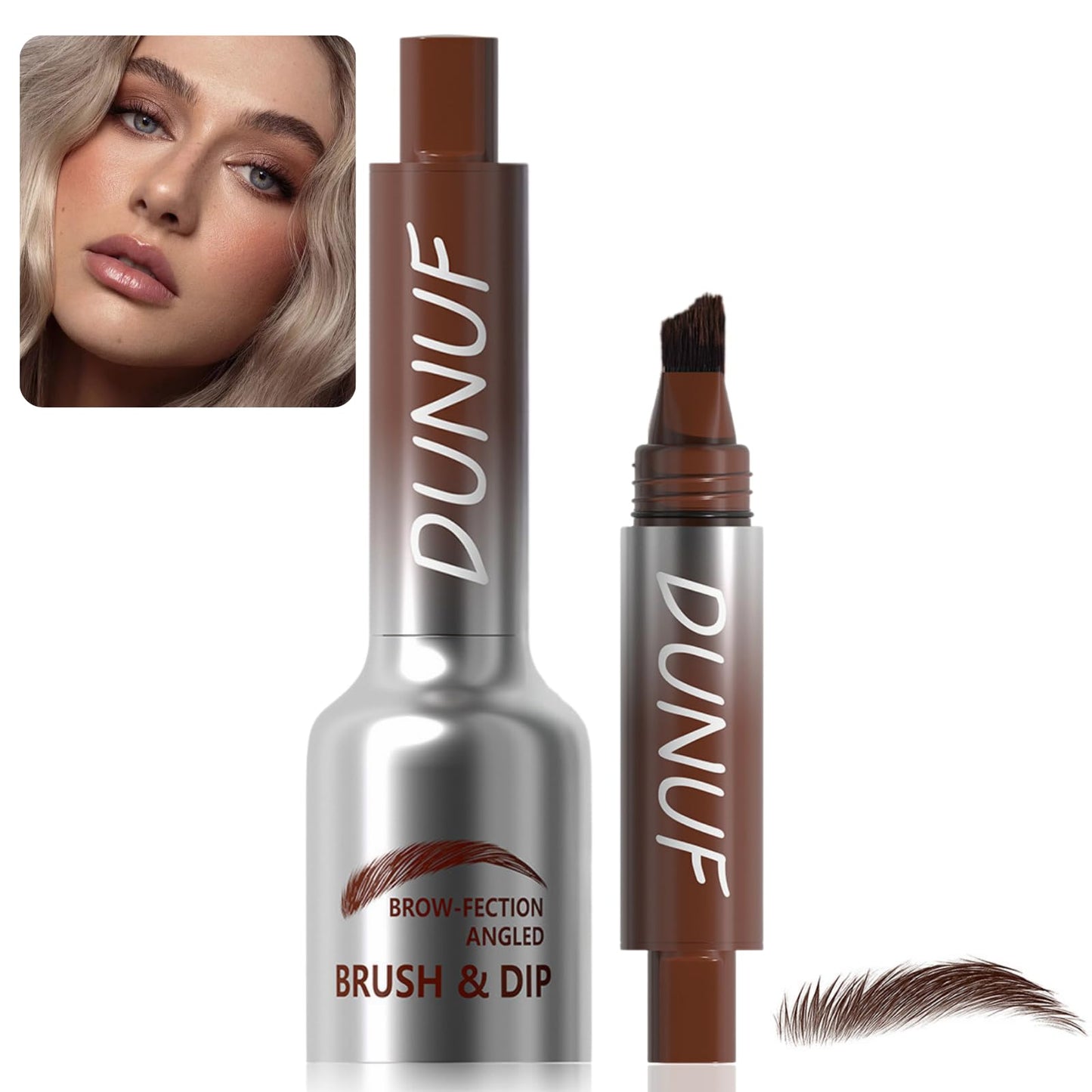 SHEBEEDO Eyebrow Pen New Upgraded Microblading Eyebrow Pen With Brow Fection Angled Brush Brow Pen Natural Brows Long Lasting Quick Drying Eye Brow Pen Natural Shaping Outlining Filling Eyebrow Makeup