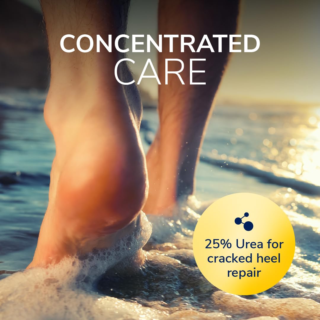 Dr. Scholl's Scholl Severe Cracked Heel Repair Restoring Balm, to repair Very Dry and Cracked Heels, Intensely Moisturising for Healthy Feet with 25% Urea, Epsom Salts and Essential Oils