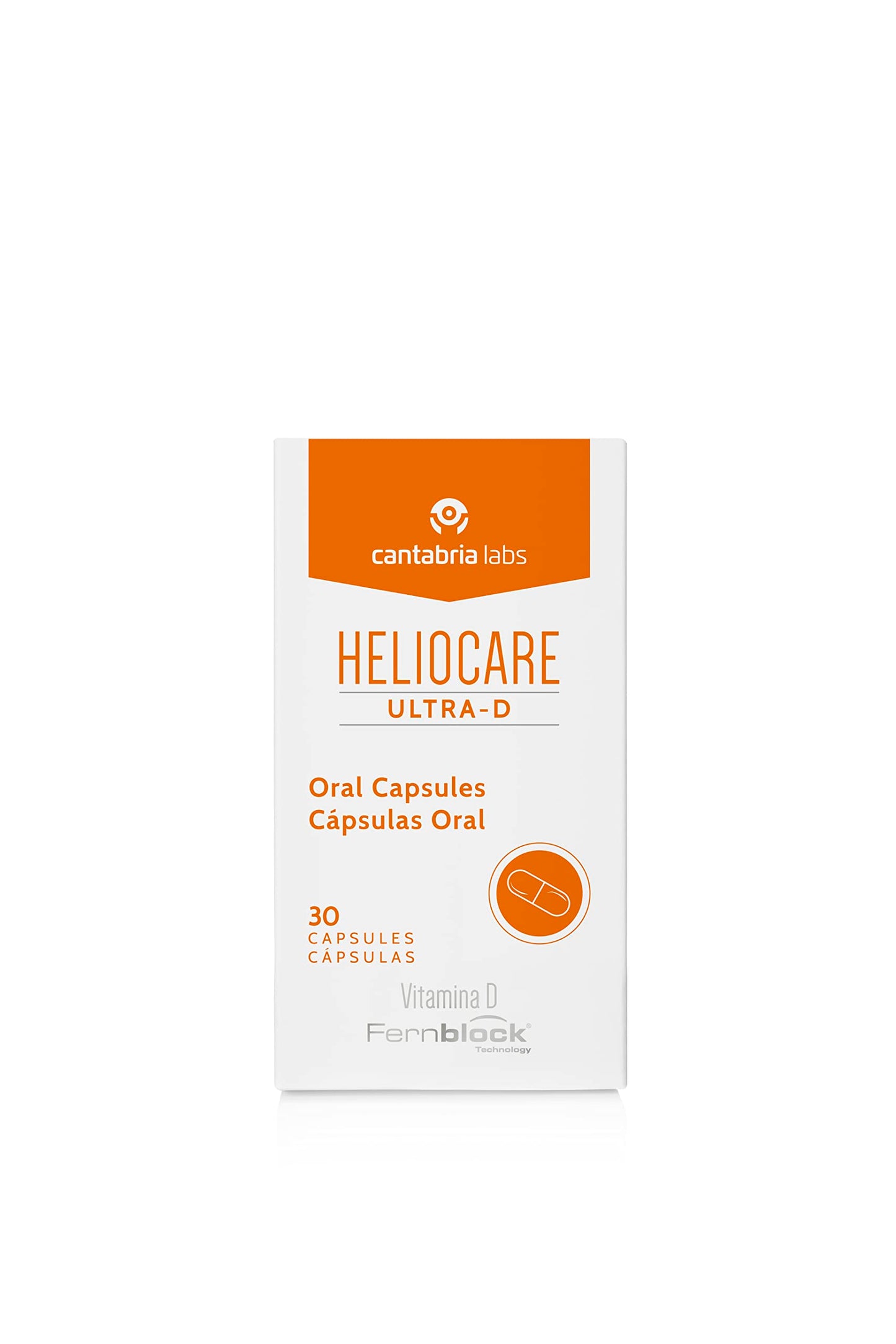 Heliocare® Ultra-D Capsules (30 Capsules) Vitamin D Supplements | Extra Protective Skin Care Boost - Prolong Suntan and Prevent Photoageing | Protects Against UVA, UVB, Visible and Infrared Hazards