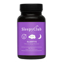 Sleepyclub Advanced Sleep Complex | 6 High Strength Sleep Support Ingredients | Magnesium Glycinate | Suitable for Long Term Use | 1 Month Supply of Sleeping Tablets | Vegan