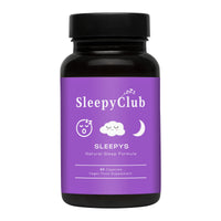 Sleepyclub Advanced Sleep Complex | 6 High Strength Sleep Support Ingredients | Magnesium Glycinate | Suitable for Long Term Use | 1 Month Supply of Sleeping Tablets | Vegan