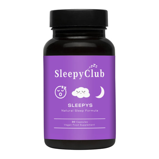 Sleepyclub Advanced Sleep Complex | 6 High Strength Sleep Support Ingredients | Magnesium Glycinate | Suitable for Long Term Use | 1 Month Supply of Sleeping Tablets | Vegan
