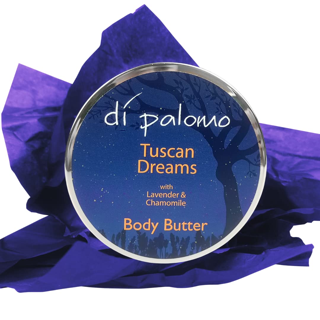 Di Palomo Tuscan Dreams Body Butter 200ml. Body Moisturiser & Body Lotion. Shea Butter Body Butter with Skin Care. Body Butter for Women & Body Moisturiser for Women.