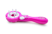 Buzz Toys Thunder Bee Girls 4 Girls Hair Wrap, Hair Styling Tool with Colourful Threads and Beads, Pink, Ages 5+