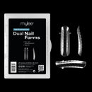 MYLEE Mylee Dual Nail Forms - 12 Sizes to choose from - Reusable, 120 nail forms for multiple applications - Acrylic Nail Molds, For Polymer Gel Nail Extension