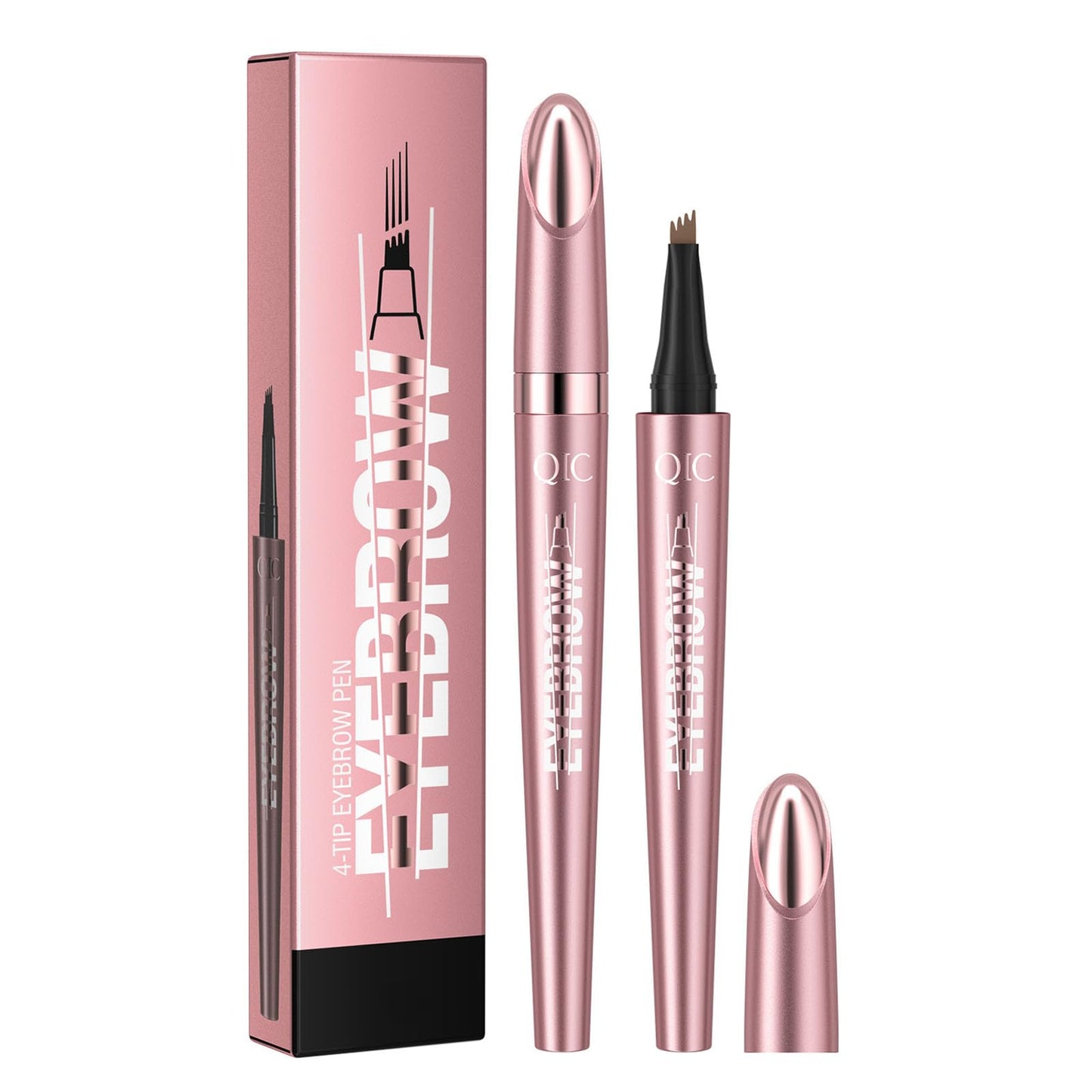 Anifer (01 Light brown) microblading eyebrow pencil,eyebrow pencil hair drawing,eyebrow pencil with fork tip,eyebrow pencil microblading effect,waterproof eyebrow pencil