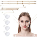 YEGERING Face Lift Tape,40 Pcs Invisible Face Lift Tape & Skin Tightening Patches for Lifting Makeup Tool,Non-Slip Face Neck & Eye Lift Tape for All Skin Types (clear)