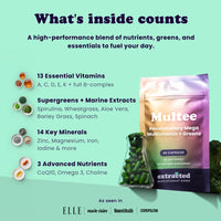 Extracted Multee High Potency Multivitamin for Women & Men, 60 Capsules