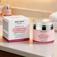 SEFUSON Retinol Moisturizer Cream,For Face&Eye Area Anti Aging Wrinkles & Acne & Fine Lines,with Vitamin E&Hyaluronic Acid & Jojoba Oil.Best Night&Day Facial Cream.With 2.5% Active Retinol (50Milliliter)