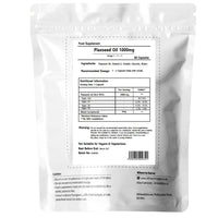 UKHealthHouse Premium - Flaxseed Oil Softgel 1000mg x 60 Capsules Strong Formula Omega (3+6+9) UK Health House Supplements