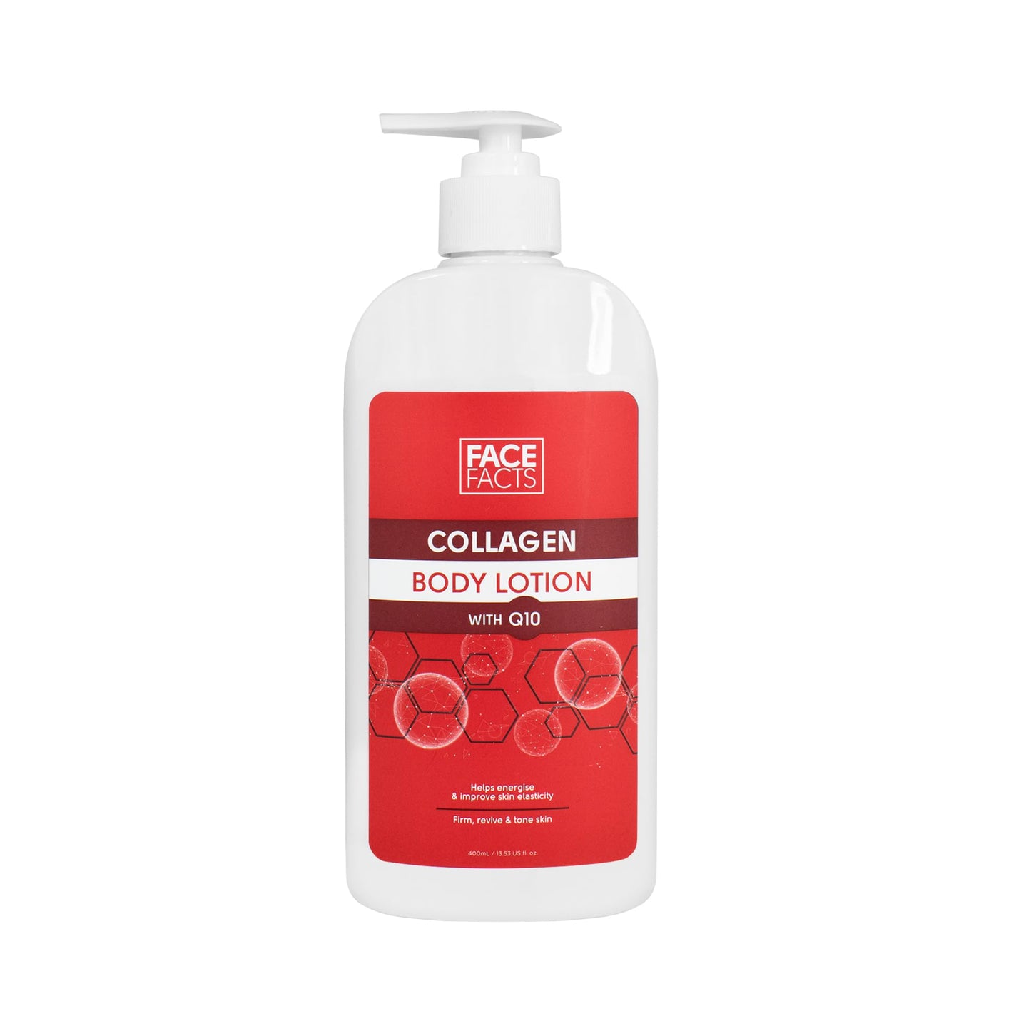 Face Facts Collagen & Q10 Body Lotion | Firm + Revive | 400ml