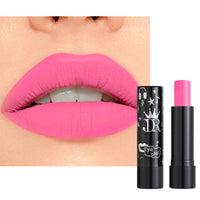 LYNTYAOU Hot Pink Lipstick, Vivid Pink Lip Stick for Women Long Lasting, Matte Highly Pigmented Full-Coverage Waterproof Smudge-proof Non-Sticky Tinted Lip Balm, Gift for Girls & Women