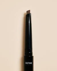 Mii Cosmetics Beautifying Brow Wand, Eyebrow Pencil, 3 in 1 Eyebrow Pen with Brush & Highlighter for Filling, Shaping, & Defining, Soft Brown, Truly Medium