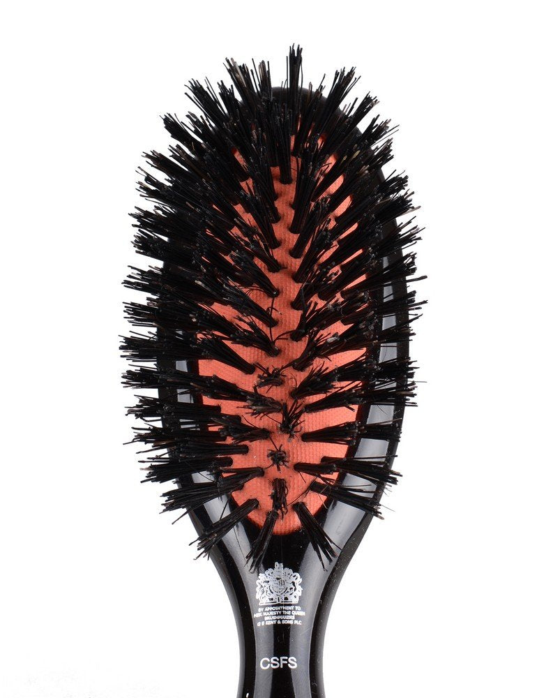 KENT Kent Classic Shine Range Bristle Brush Medium Pure White