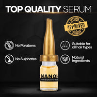 Nano Hair by Bubbly NanoHair by Bubbly Multi Effect Hair Strengthening Serum, Hair Treatment Oil Serum To Make Your Hair Look Stronger, Longer and Healthier, 0.17 Fl Oz/5 mL x 10 pcs