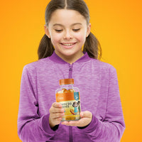 Kids Vitamin D Gummies by Sunshine Nutrition - MEGA Pack Vitamin D3 400IU Orange Flavour Gummy (Pack of 120)