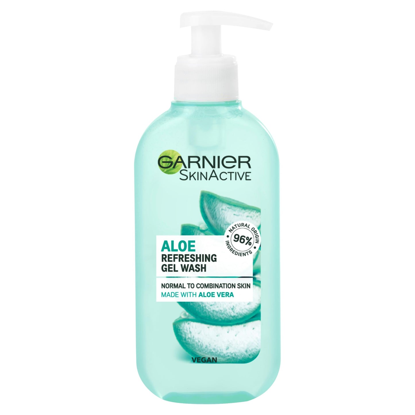 Garnier Natural Aloe Extract Gel Wash Normal Skin, 200 ml [Packaging may vary]