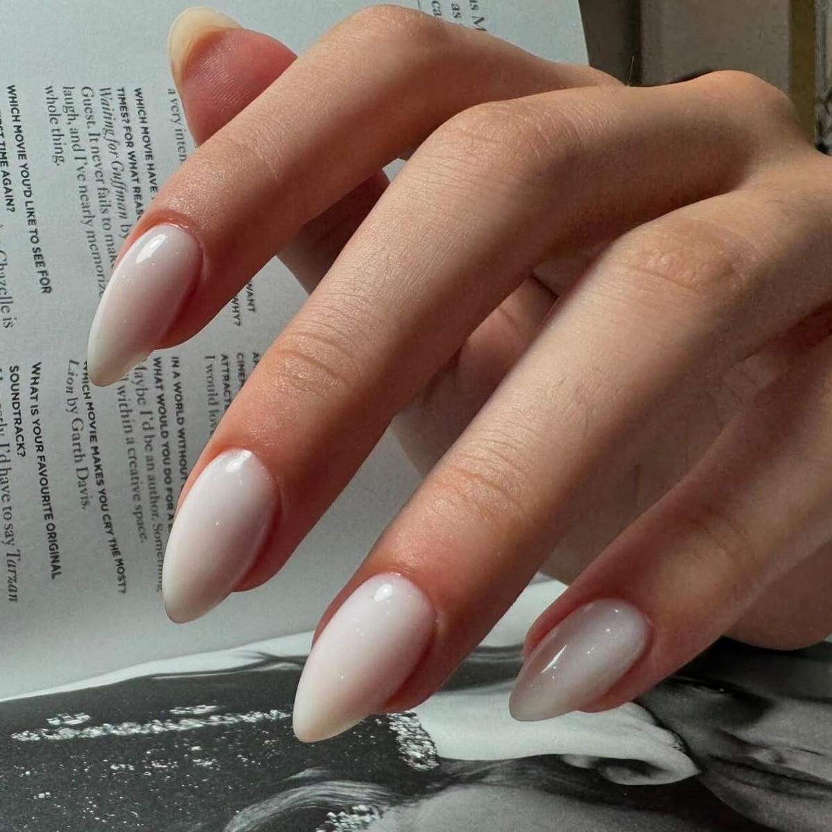 All White Press on Nails Short Almond Shaped, SXVME 30 Pcs Thick Short Fake Nails Press ons Natural Acrylic False Nails Custom Solid Color Glue on Nails Medium Natural Fit Stick on Nails For Women