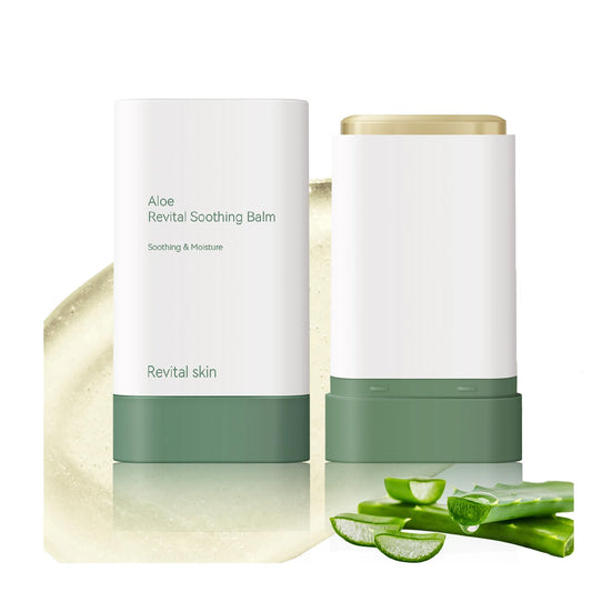 Mikloven Aloe Vera Gel Stick – 15g After Sun Lotion with Hydrating Moisturizer for Face & Body, Pure Aloe Gel for Soothing Care, Travel-Friendly for Sensitive Skin (1 PCS)