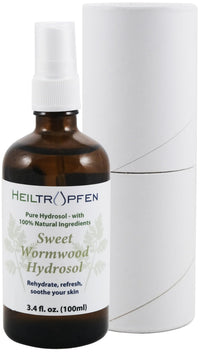 Sweet Wormwood Hydrosol - Hydrolat 3.4 fl. oz. - 100 ml | 100% Natural ingredients Hydrolate | Rehydrate Refresh Soothe your skin | Heiltropfen®