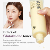 medicube Medicube Age-R Glutathione Glow Toner - Milky 2-Phase Toner with Peptides & Glutathione for Glass Skin Effect - Radiant, Hydrated Complexion - 140 ml