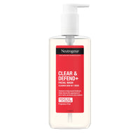 Neutrogena Face Wash, Clear and Defend plus Wash, 200 ml (Pack of 1)
