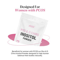 Freak Athletics Myo & D Chiro Inositol Powder 106g - Supports Women with PCOS - Promotes Hormonal Balance & Normal Ovarian Function - 2100mg Myo Inositol Powder Per Serving - 50 Servings