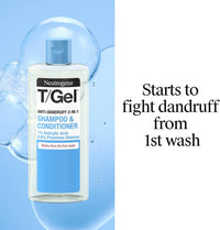 Neutrogena T/Gel 2 in 1 Anti-Dandruff Shampoo and Conditioner, 8.45 fl oz (250ml)
