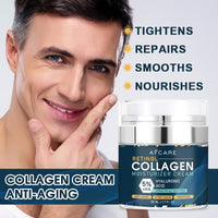 Afcare Retinol Collagen Moisturizer Cream for Men - 5% Retinol + Hyaluronic Acid, Anti-Aging Face Cream, Hydrating, Nourishing, Repairs, Smooths, Tightens, All Skin Types, 50ML.