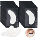 adspow Eyelash Extension Pads,Eye Gel Pads,Under Eye Gel Pads,Under Eye Gel Patches Lint Free Eye Patches for Eyelash Extensions (Black-20Pairs)