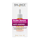 Balance Active Formula Wrinkle Filler, Anti-Ageing Serum, 30 ml Snake Venom Face Serum with Peptides & Marine Collagen