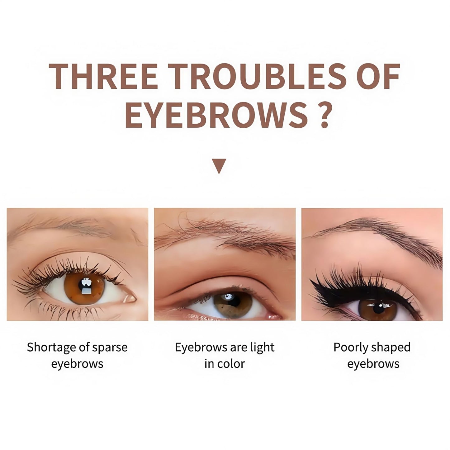 ShunJian Tat/too Eye Brow Peel Off,Peel Off Eyebrow Gel Tint,Semi-Permanent Colour Eyebrow Dye,Eye Brow Glue,Brow Gel,Waterproof & Long-Lasting,Dual-Head Design,Suitable for Everyone(02# Espresso)