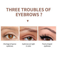 ShunJian Tat/too Eye Brow Peel Off,Peel Off Eyebrow Gel Tint,Semi-Permanent Colour Eyebrow Dye,Eye Brow Glue,Brow Gel,Waterproof & Long-Lasting,Dual-Head Design,Suitable for Everyone(02# Espresso)