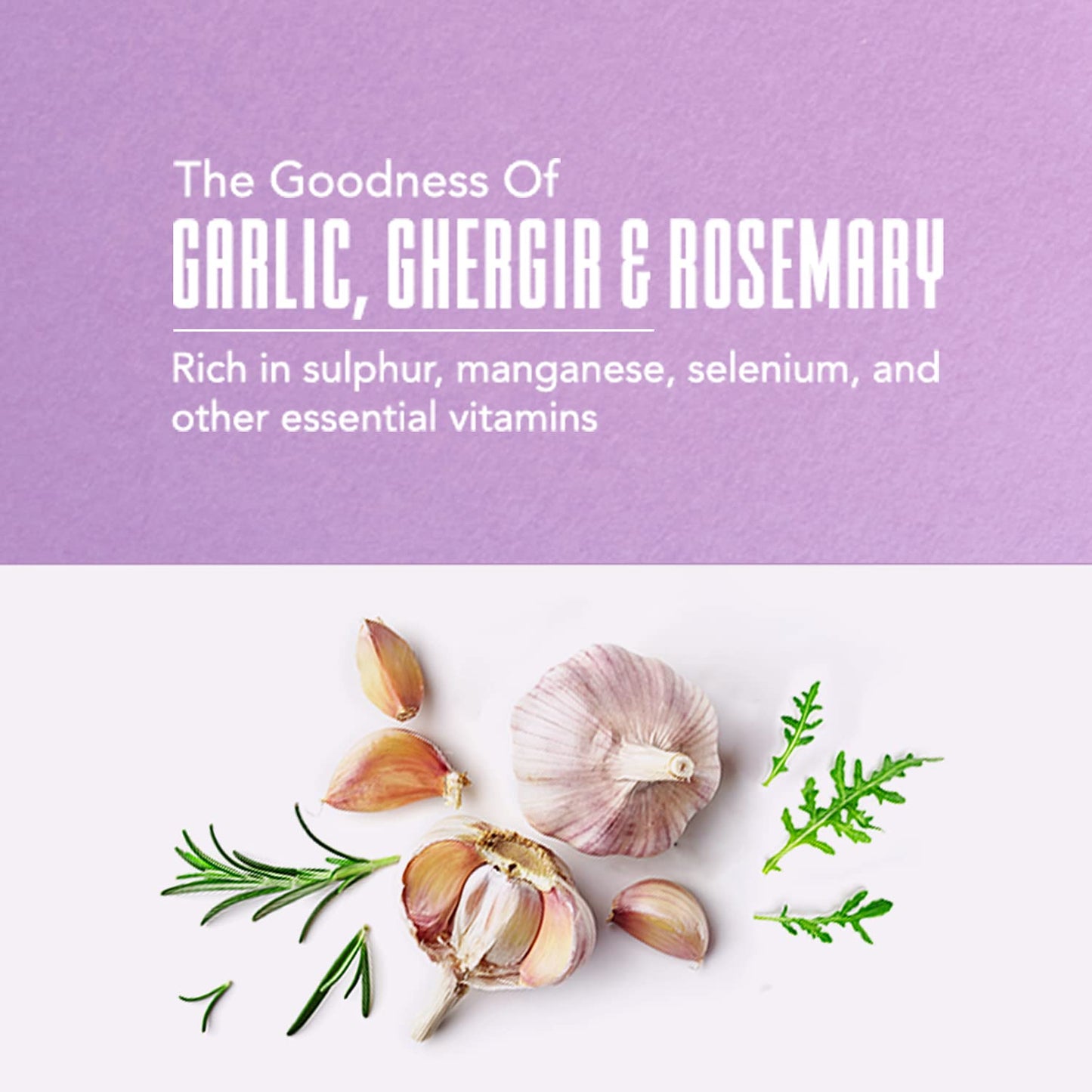 Vatika Multivitamin Garlic Hair Oil - 200ml | For Beautiful Strong Hair | Enriched With Garlic, Ghergir, & Rosemary | 100% Natural Oils For Complete Nourishment