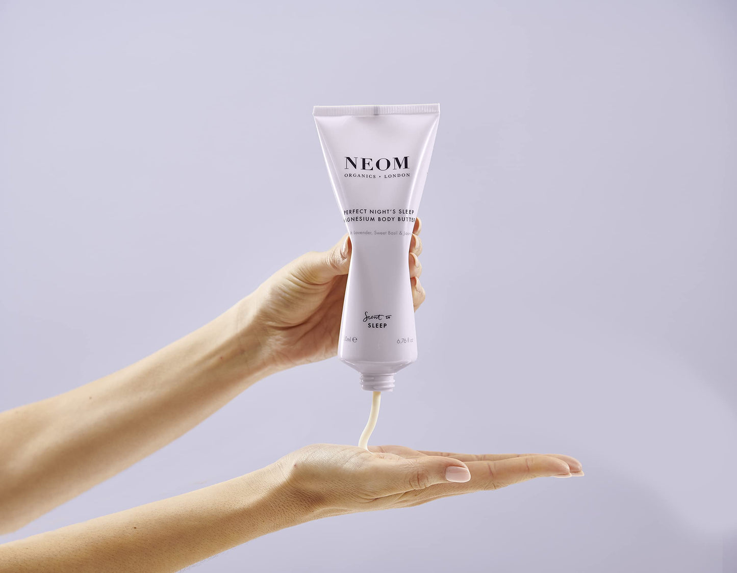 Neom Organics London NEOM- Great Day Magnesium Body Butter, 200ml | Cream Moisturiser With Essential Oils | Nourish & Soften | Wild Mint & Mandarin