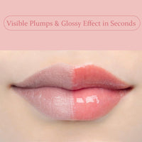 EneriWell Angel Silk Lip Plumper Gloss|Instant Extreme Lip Filler Booster with Hyaluronic Acid & Jojoba Oil|Non-Sticky Volumizing Serum for Ultra-Hydrating Moisture|Glass Shine, Fuller Lips,Hydrating Lip Care