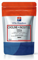 Vita Pharma VITA PHARMA Choline + Inositol 1000mg 30 Tablets Vitamin Supplement