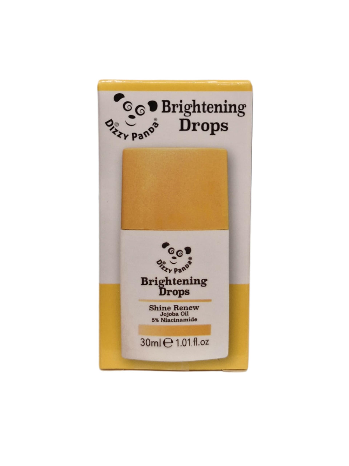 Dizzy Panda Brightening Drops Serum 30ml – Jojoba Oil & 5% Niacinamide – Hydrating, Lightweight Formula for All Skin Types
