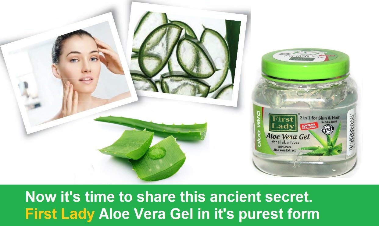 FIRST LADY First Lady Aloe Vera Gel 500ml - Aloevera Extracts - For Skin & Hair