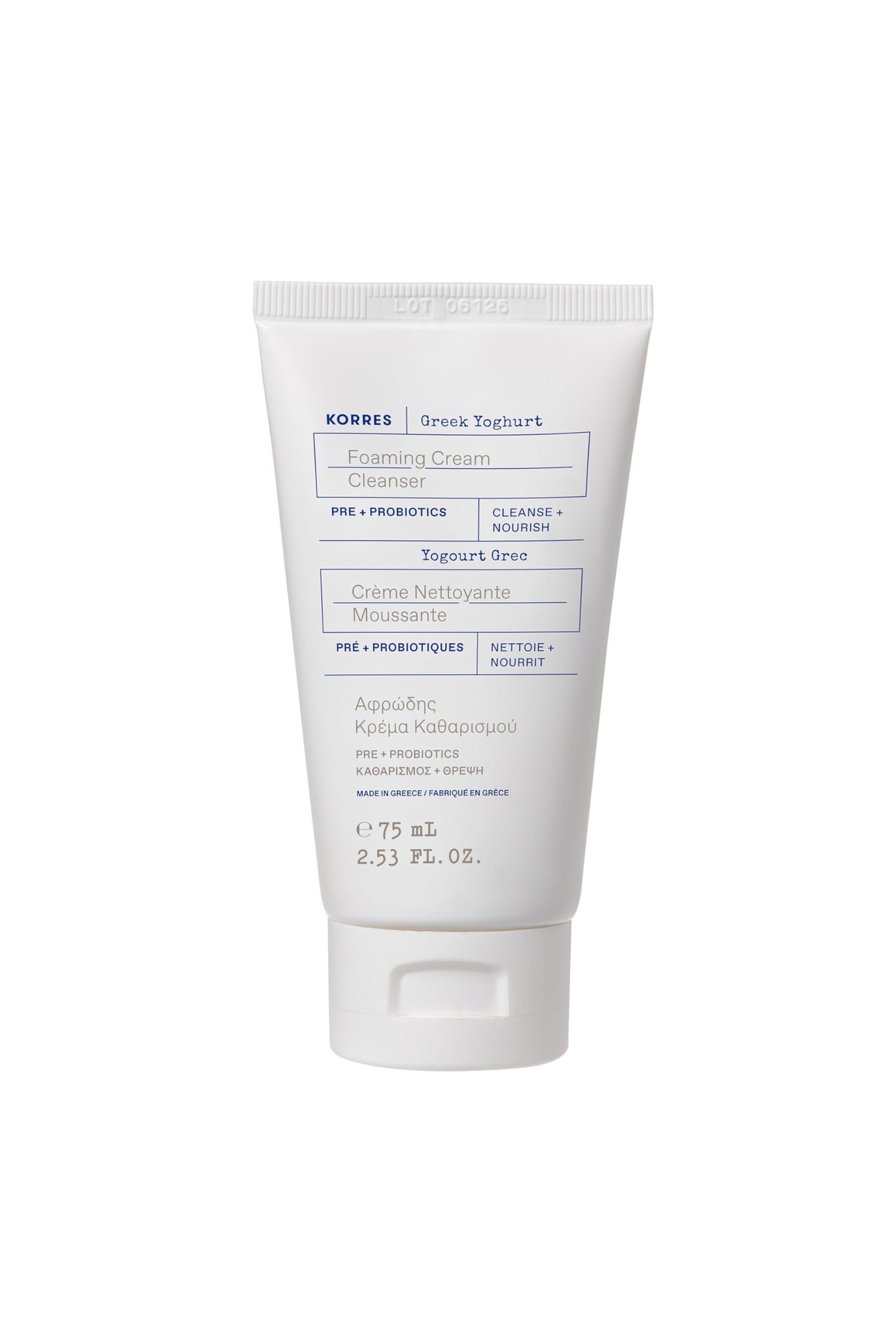 Korres KORRES Greek Yoghurt Foaming Cream Cleanser 75ml