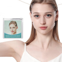 PingWPYe Face Lift Tape, Invisible V Face Sticker with 40 Pcs Wrinkles and 16 Lifting Ropes, Instant Wrinkle Lifting Patches Neck Eye Tape for V-Line Face, Tightening Skin Makeup Lift Tools