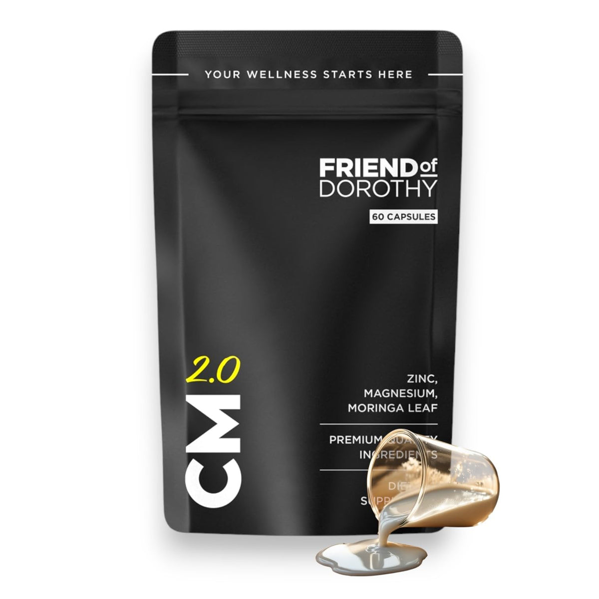 FRIEND OF DOROTHY Friend of Dorothy - CM 2.0 Semen Volume Supplement - Men's Semen Health & Fertility Pouch - 60 Capsules