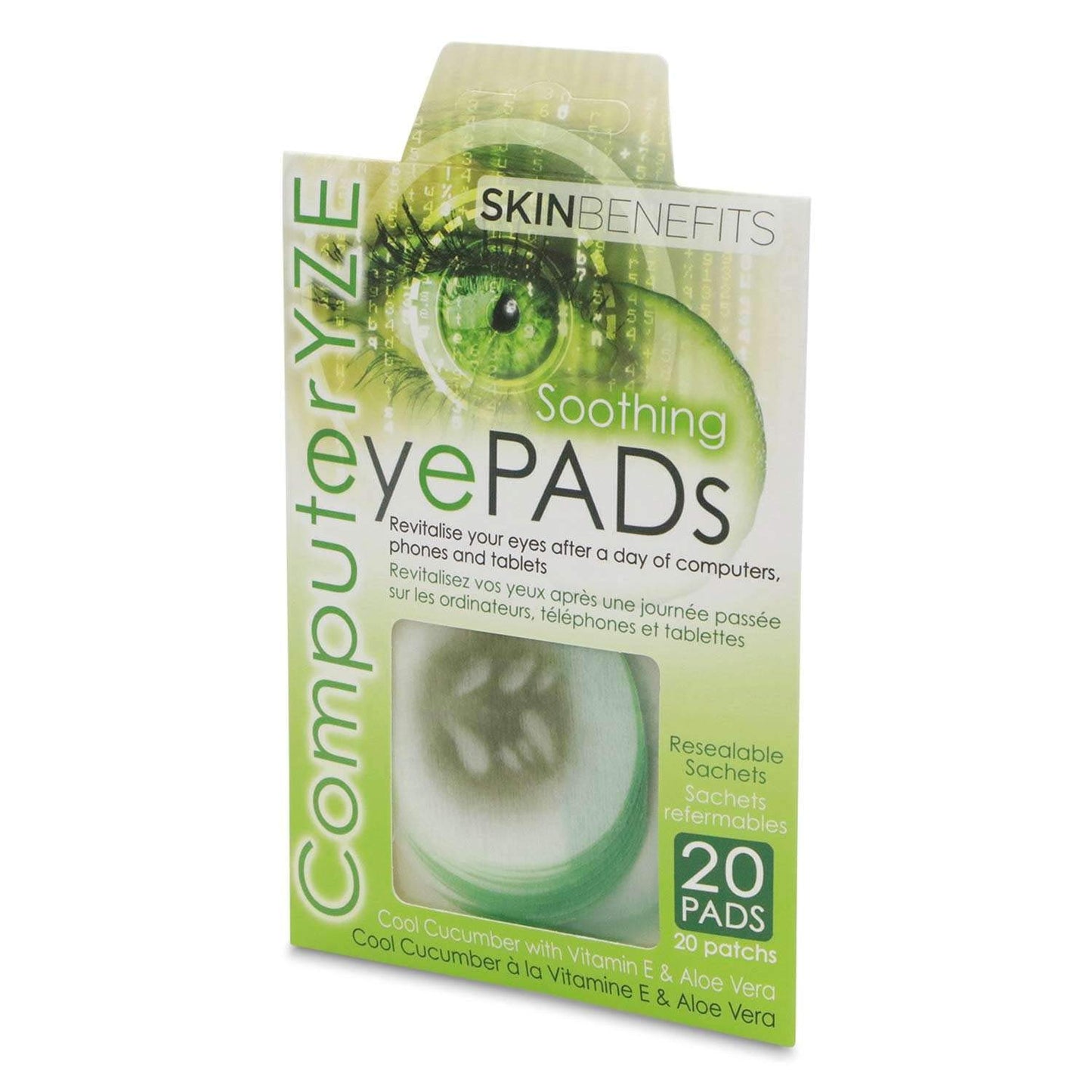 Computer Eyes - Cool Cucumber Eye Pads