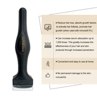 Koi Beauty KOI BEAUTY Derma Stamp 0.5mm for Hair and Beard Growth, Derma Roller with 175 Real Individual Needles Titanium for Face Body Scalp Care, Professional Microneedling Dermastamp for Women and Men at Home