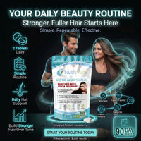 NutriVolv Biotin Hair Growth | Enhanced with Zinc & Selenium | 180 Tablets | 10,000mcg Biotin | Hair Vitamins Complex | Vegan | Hair Skin & Nails Vitamins for Men & Women | UK Made