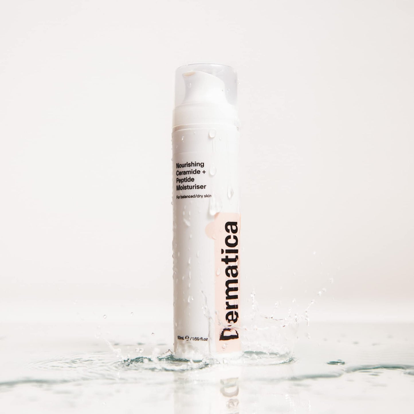 Dermatica Anti-Wrinkle Nourishing Ceramide + Peptide Moisturiser | Anti-Ageing and Skin Barrier Repair I Ceramides and Glycerin | Face Moisturiser for Women and Men | Combination to Dry Skin (50ml)