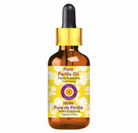 Deve Herbes Pure Perilla Oil (Perilla frutescens) Non-Sticky | Non-Greasy | for Skin, Hair, Massage & DIY Use 30ml with Glass Dropper