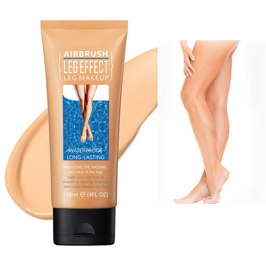 SHEBEEDO Leg Makeup Lotion Waterproof No Transfer, Colour Corrector Concealer Cover up Makeup for Varicose Veins, Leg and Body Scar Cover up Makeup for Tattoo Cover Up, Concealer for Mature Skin(MediumGlow 02)