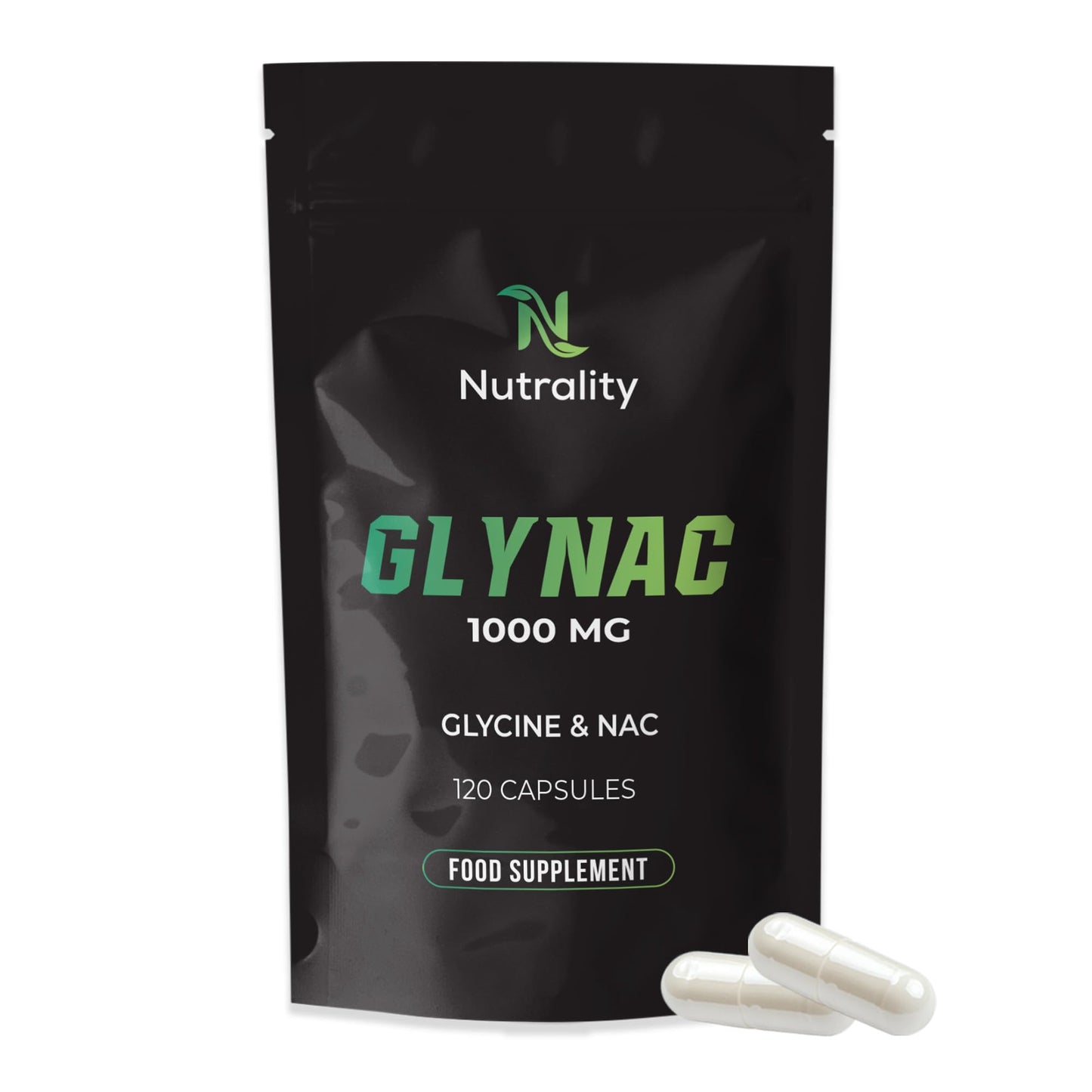 Nutrality Glynac Supplement 1000mg | Vegetarian | 120 Capsules
